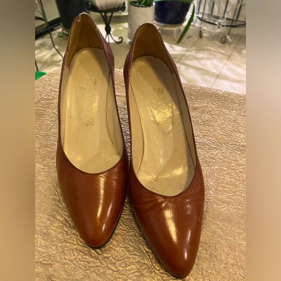 SEVILLE BROWN HIGH HEELS - Picture 5 of 5